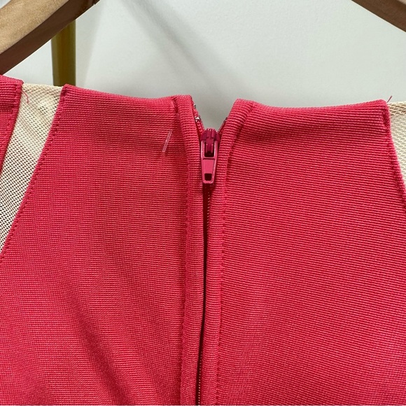 Jodi Kristopher Pink Fitted Pattern Mini Dress - Picture 5 of 7